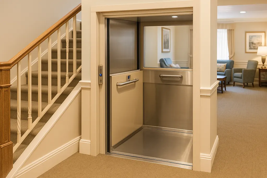 monte-charge-maison-immeuble-residence-senior Pour les maisons individuelles, immeubles ou résidences seniors