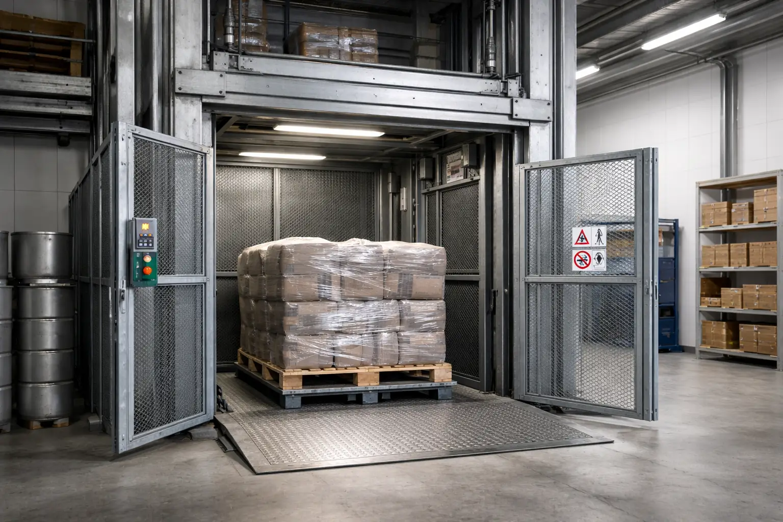 Monte charge industriel : pilier de la manutention verticale des charges lourdes