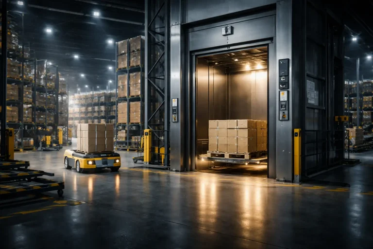 evolution du monte-charge logistique