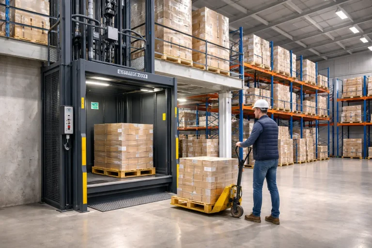 Optimisation de la logistique en entrepôt grâce au monte-charge